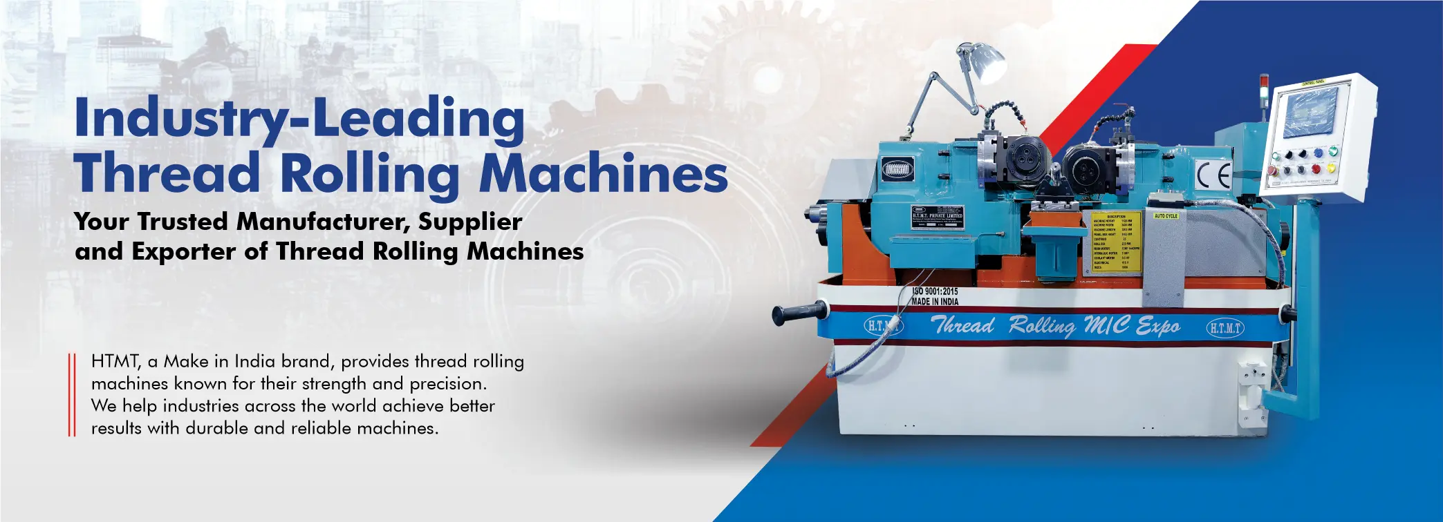 Thread Rolling Machines Manufacturer